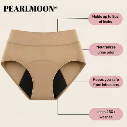 🌸🌸Last Day 80% OFF|PEARLMOON® 100% Leak-Proof Underwear 4-pack