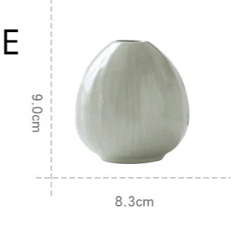 Classic White Ceramic Table Vase